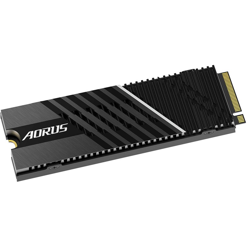 GIGABYTE AORUS Gen4 7000s SSD 1TB PCIe 4.0 NVMe M.2, Nanocarbon Coated Aluminum Heatsink, 3D TLC NAND, SSD GP-AG70S1TB