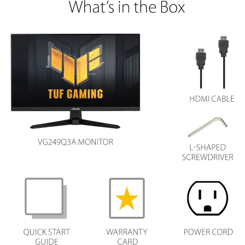 ASUS TUF Gaming VG249Q3A Gaming Monitor