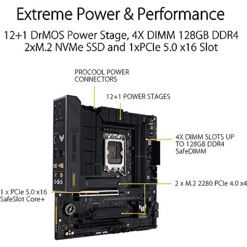 ASUS TUF GAMING B760M-PLUS WIFI D4