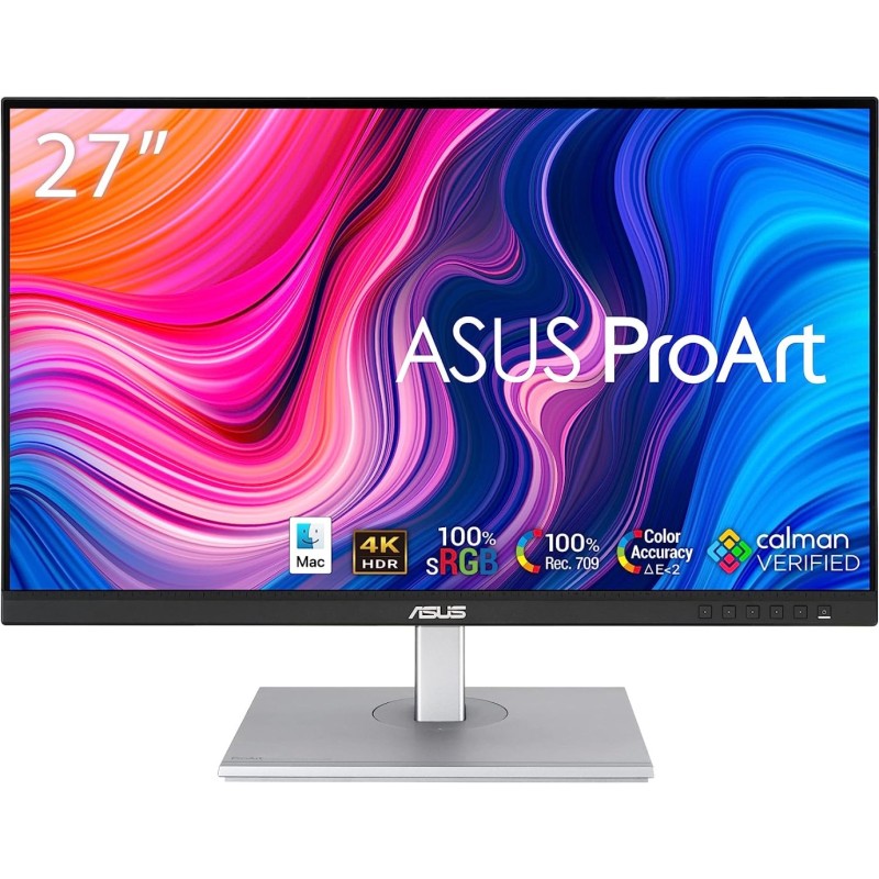 ASUS ProArt Display PA279CV 27” 4K HDR UHD (3840 x 2160) Monitor, IPS, 100 Percent sRGB/Rec. 709, ΔE < 2