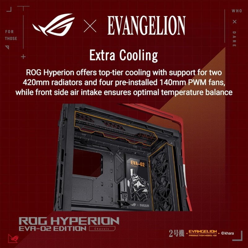 ASUS ROG Hyperion GR701 EVA-02 EATX Full-Tower case