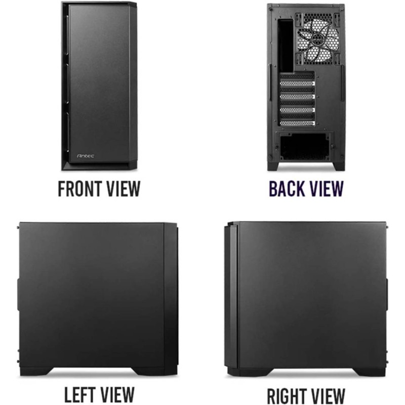 Antec P101 Silent Performance Series Mid-Tower PC Computer Case with Sound Dampening Panels, 4 X 120/140mm Cooling Fans Pre-Installed