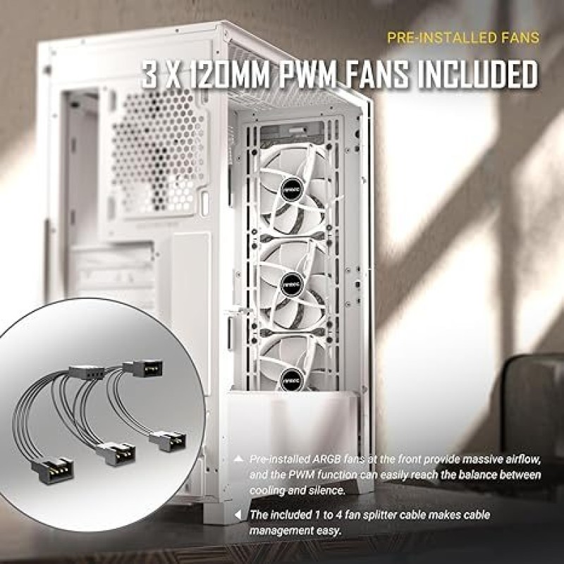 Antec Performance Series P20C White ARGB