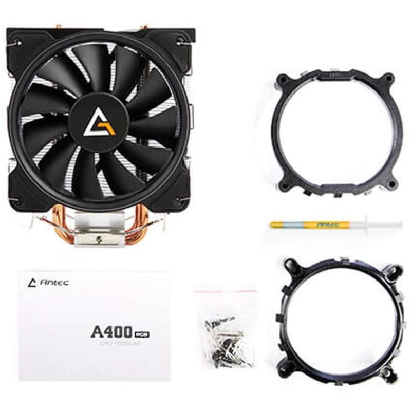 Antec CPU Cooler, A400 RGB, 4-Pin Connector PWM Silent Fan