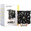Antec CPU Cooler, A400 RGB, 4-Pin Connector PWM Silent Fan