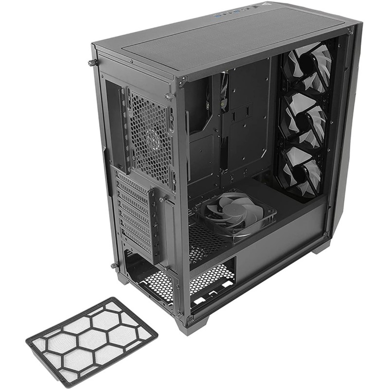Antec DF700 Flux, Mid Tower Computer Case, ATX Gaming Case, Tempered Glass Side Panel