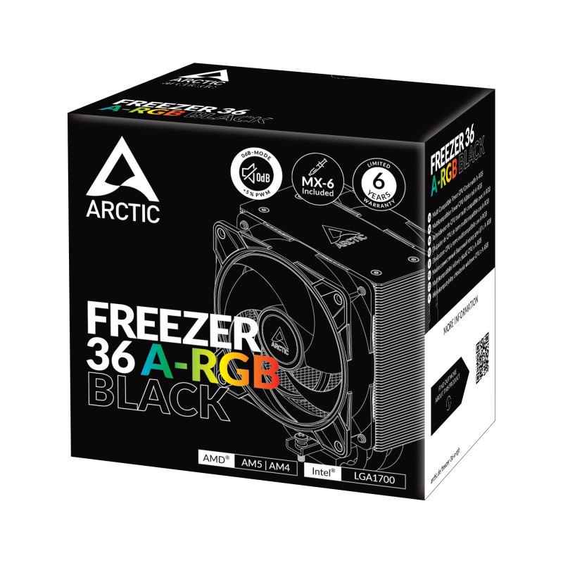 Arctic Freezer 36 A-RGB black