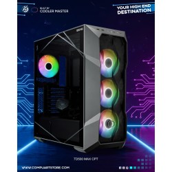 Cooler Master TD500 MAX Mid-Tower Case with Pre-Installed 850W PSU & MasterLiquid 360 AIO