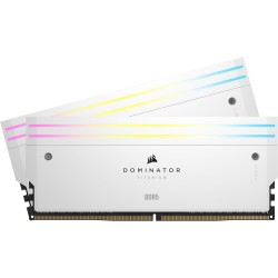 Corsair DOMINATOR TITANIUM RGB 64GB (2x32GB) DDR5 6600MT/s White