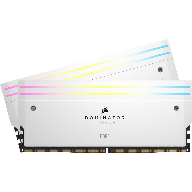 Corsair DOMINATOR TITANIUM RGB 64GB (2x32GB) DDR5 6600MT/s White