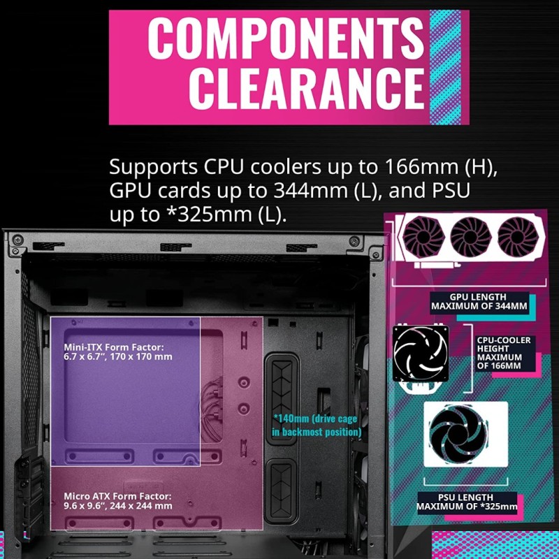 Cooler Master TD300 Mesh Micro-ATX Tower