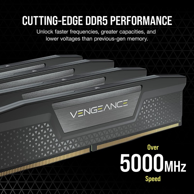 CORSAIR VENGEANCE DDR5 RAM 16GB (1x16GB) 5200MHz