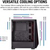 Corsair Carbide Series SPEC-DELTA RGB Mid-Tower ATX Gaming Case, Tempered Glass & Plus PSU CV550W