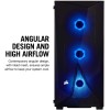 Corsair Carbide Series SPEC-DELTA RGB Mid-Tower ATX Gaming Case, Tempered Glass & Plus PSU CV550W