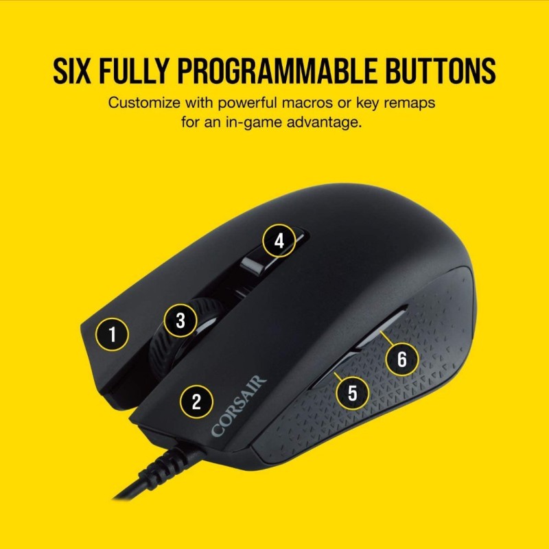Corsair Harpoon PRO - RGB Gaming Mouse - Lightweight Design - 12,000 DPI Optical Sensor