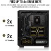 Corsair iCUE 220T RGB Airflow Tempered Glass Mid-Tower Smart Case - Black