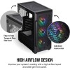 Corsair iCUE 220T RGB Airflow Tempered Glass Mid-Tower Smart Case - Black
