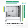 Corsair iCUE 4000X RGB Mid-Tower ATX PC Case - White 