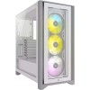 Corsair iCUE 4000X RGB Mid-Tower ATX PC Case - White 