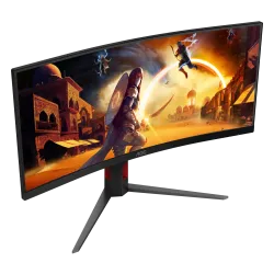 Monitor AOC Gaming CU34G4, 34-inch,WQHD,Curved 1500R,180Hz,Fast VA,0.5ms,Stand Adjustments