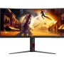 Monitor AOC Gaming CU34G4, 34-inch,WQHD,Curved 1500R,180Hz,Fast VA,0.5ms,Stand Adjustments