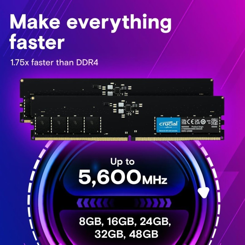 Crucial 32GB DDR5 5600MHz