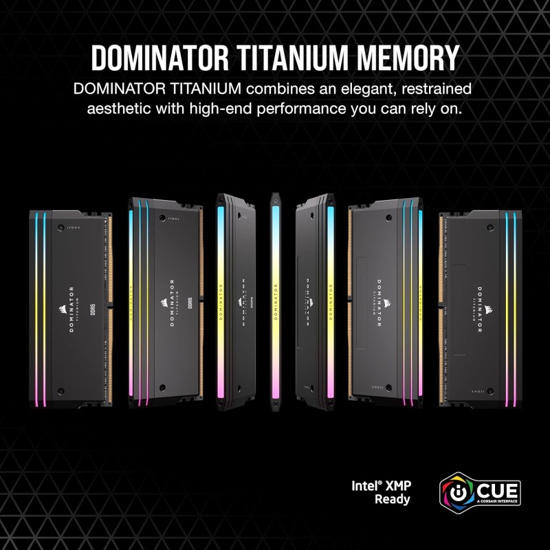 Corsair DOMINATOR TITANIUM RGB 96GB (2x48GB) DDR5 6600MT/s CL32