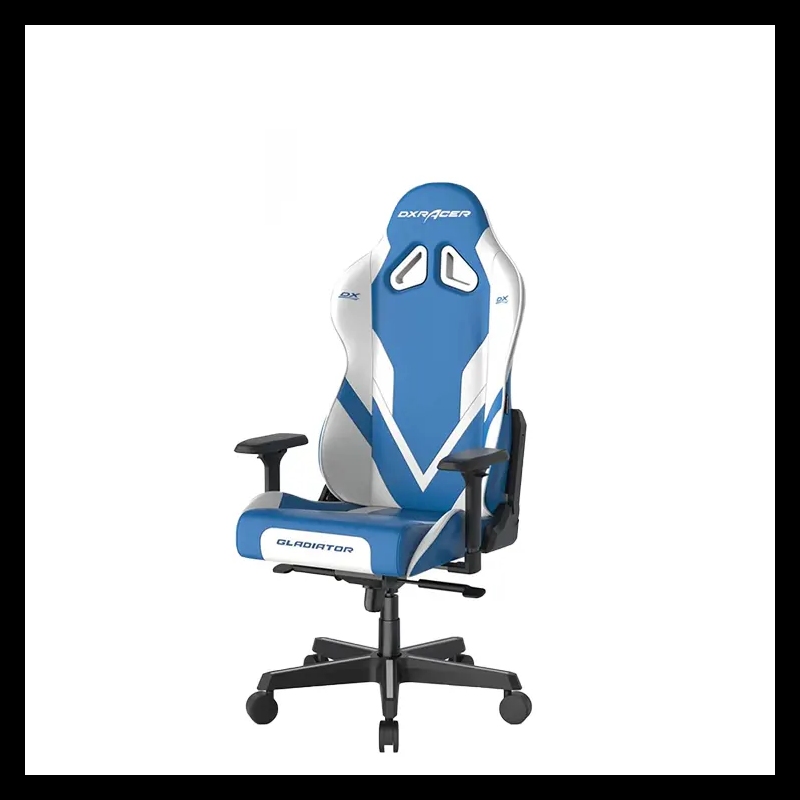 DXRACER G-SERIES GAMING CHAIR BLUE & WHITE GC-G001-BW-B2-423