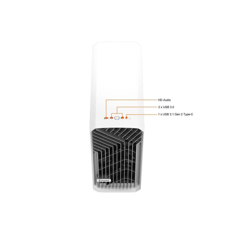 Fractal Torrent RGB White TG clear tint