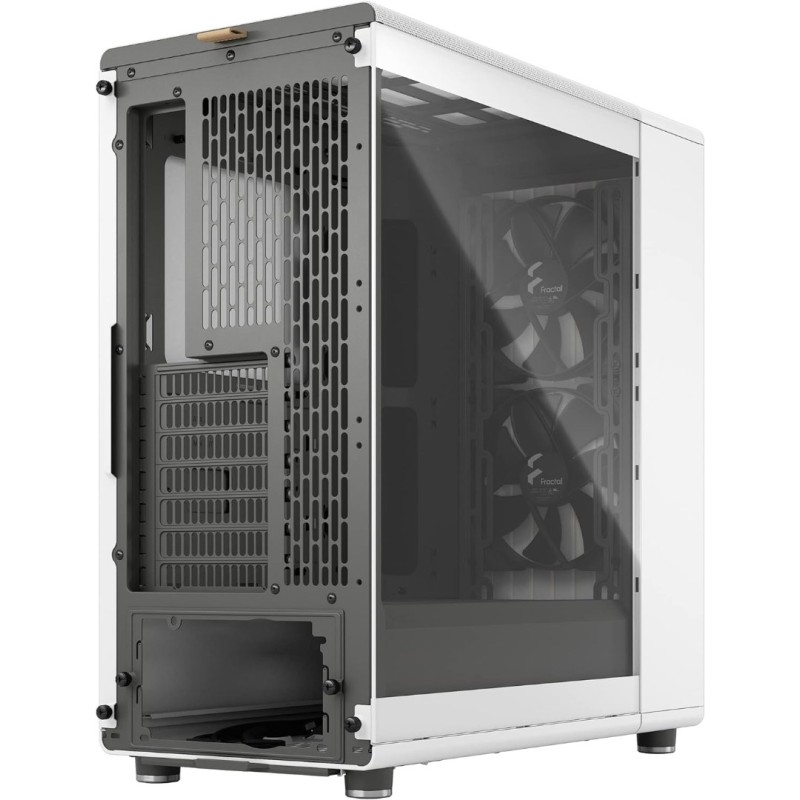 Fractal Design North Chalk White TG Clear Tint