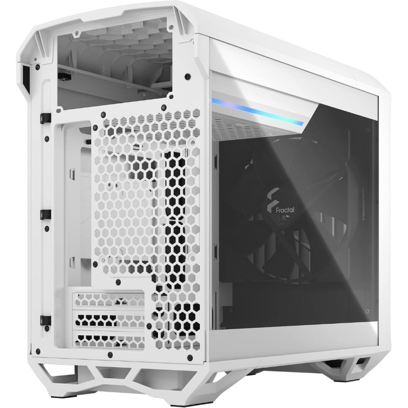 Fractal Torrent Nano White TG Clear tint