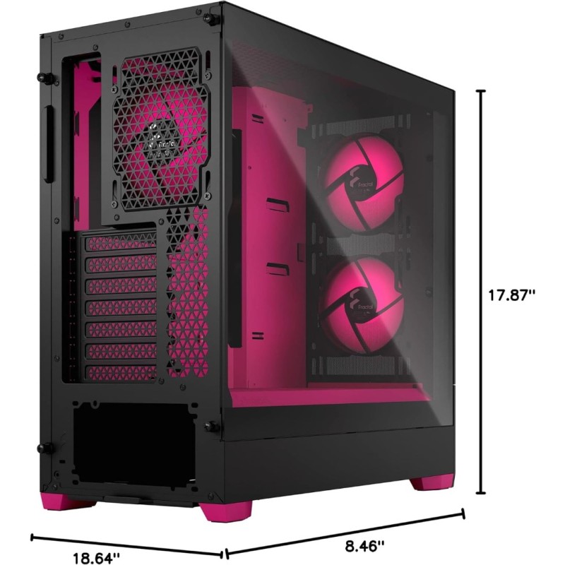 Fractal Pop Air RGB Magenta Core TG Clear Tint