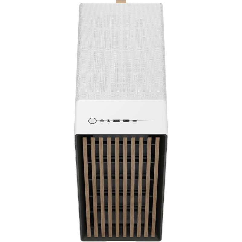 Fractal Design North Chalk White TG Clear Tint