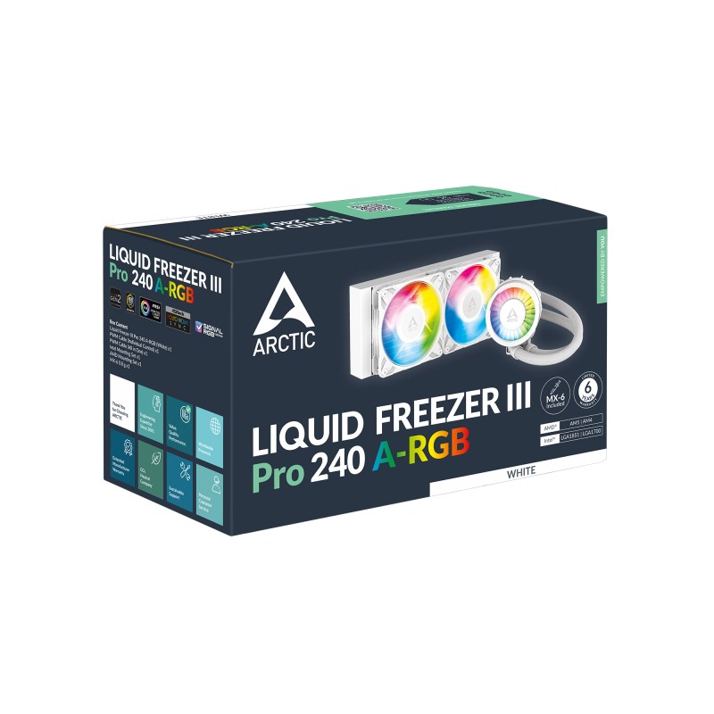 Arctic Liquid Freezer III PRO 240 A-RGB WHITE
