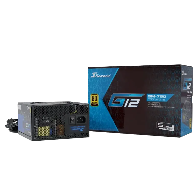 Seasonic G12 GM-750 750W 80 Plus Gold Semi Modular