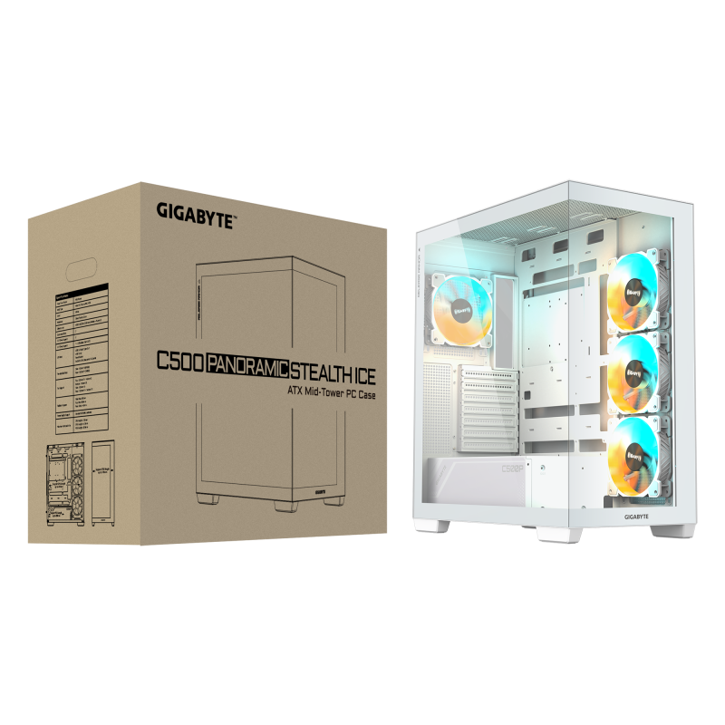 GIGABYTE C500 PANORAMIC STEALTH ICE