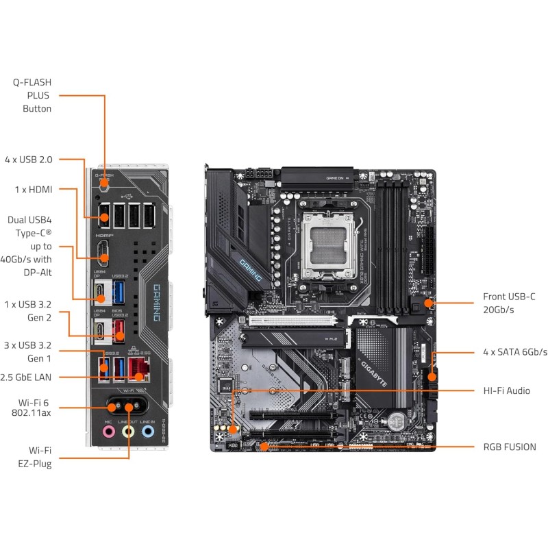 Gigabyte X870 GAMING  WIFI6