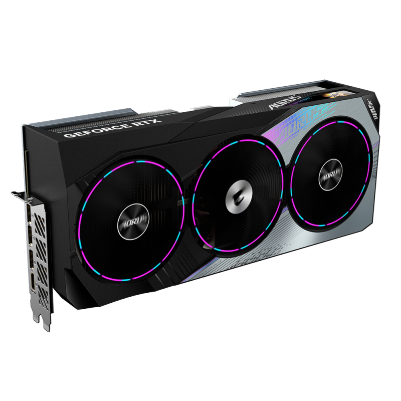 Gigabyte AORUS GeForce RTX 4080 Master 16G Graphics Card, 3X WINDFORCE Fans, 16GB 256-bit GDDR6X