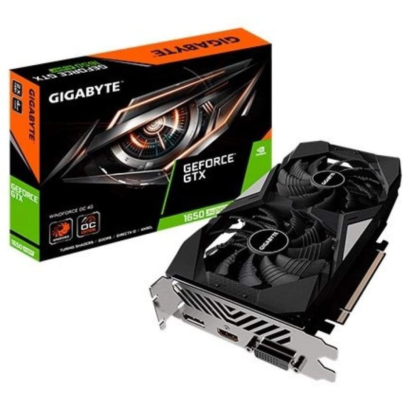 Gigabyte GeForce GTX 1650 OC 4G Graphics Card, 2X Windforce Fans, 4GB 128-Bit GDDR5, Gv-N1650OC-4GL Video Card