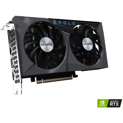 GIGABYTE GeForce RTX 3050 Eagle OC 8G Graphics Card, 2X WINDFORCE Fans, 8GB GDDR6 128-bit GDDR6