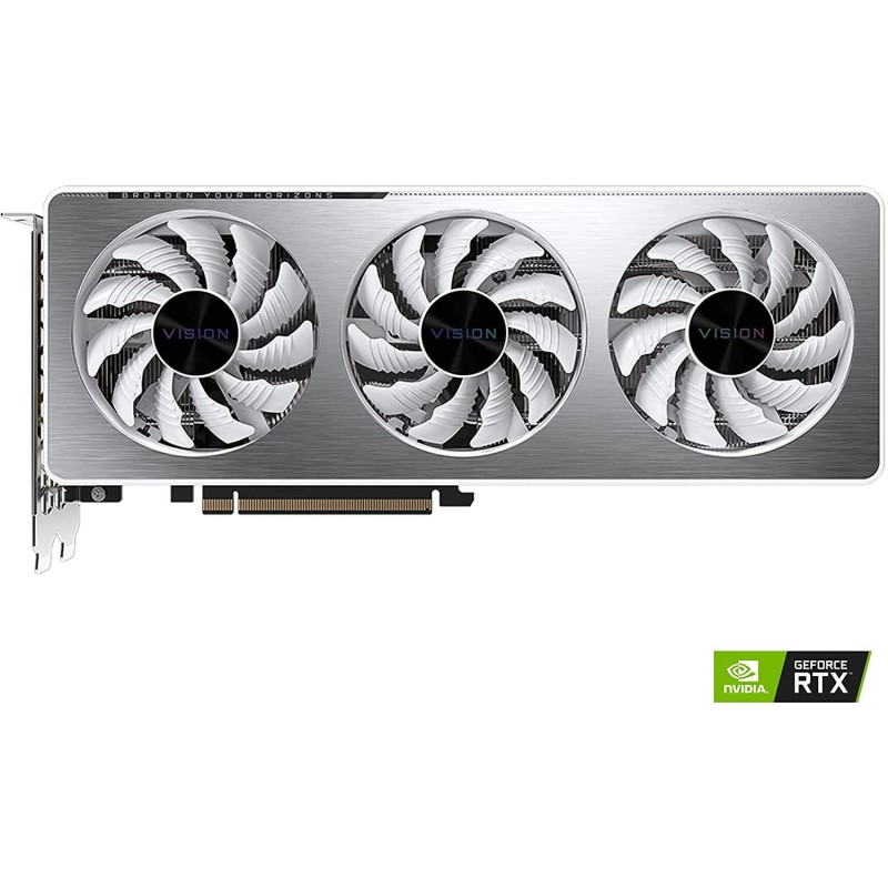 GIGABYTE GeForce RTX 3060 Vision OC 12G (REV2.0) Graphics Card, 3X WINDFORCE Fans, 12GB 192-bit GDDR6, GV-N3060VISION OC-12GD REV2.0 Video Card