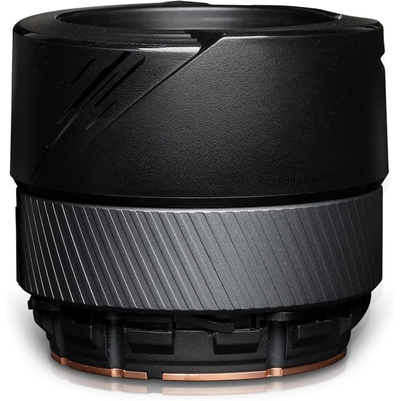 AORUS WATERFORCE X 360 AIO Liquid CPU Cooler, 360mm Radiator with 3X 120mm ARGB Fans, Adjustable Circular LCD Display with Micro SD Support and RGB Fusion 2.0, GP-AORUS WATERFORCE X 360