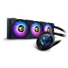 AORUS WATERFORCE X 360 AIO Liquid CPU Cooler, 360mm Radiator with 3X 120mm ARGB Fans, Adjustable Circular LCD Display with Micro SD Support and RGB Fusion 2.0, GP-AORUS WATERFORCE X 360