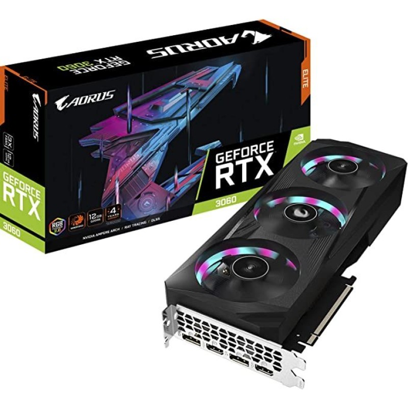 Gigabyte AORUS GeForce RTX 3060 ELITE 12GB