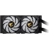 AORUS WATERFORCE X 240 AIO, 2X 120mm ARGB Fans, Adjustable LCD Display 