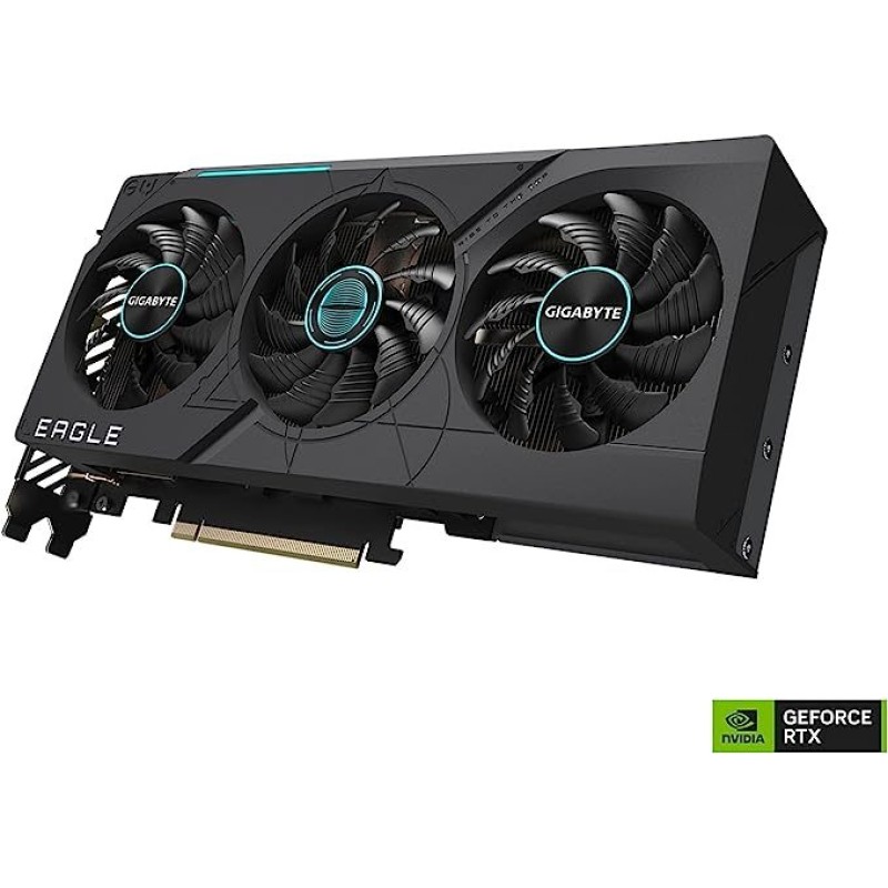 Gigabyte GeForce RTX 4070 Eagle OC 12G Graphics Card, 3X WINDFORCE Fans, 12GB 192-bit GDDR6X
