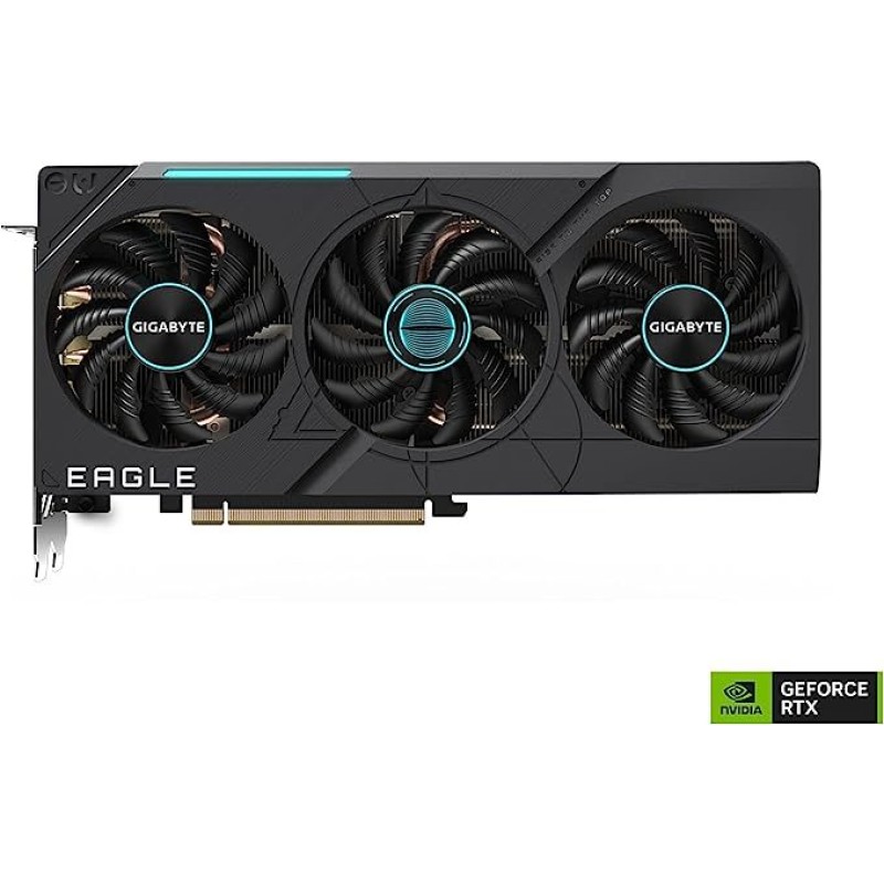 Gigabyte GeForce RTX 4070 Eagle OC 12G Graphics Card, 3X WINDFORCE Fans, 12GB 192-bit GDDR6X