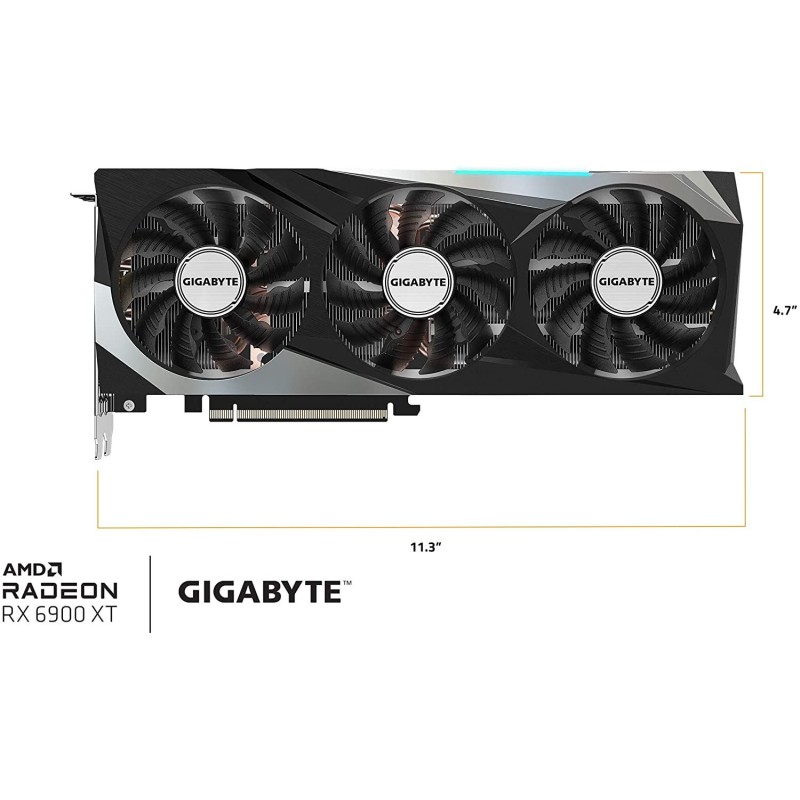 GIGABYTE Radeon RX 6900 XT Gaming OC 16G Graphics Card, WINDFORCE 3X Cooling System, 16GB 256-bit GDDR6