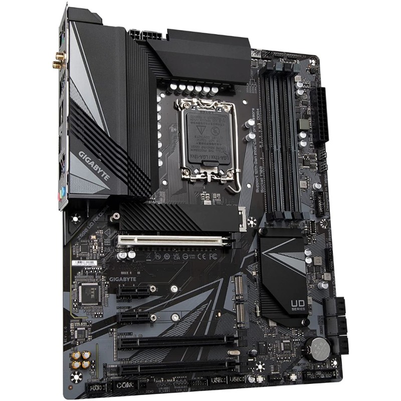 GIGABYTE Z690 UD  DDR4 (LGA 1700/ Intel Z690/ ATX/ DDR4/ Triple M.2/ PCIe 5.0/ USB 3.2 Gen2X2/ Type-C/2.5GbE LAN/Motherboard)