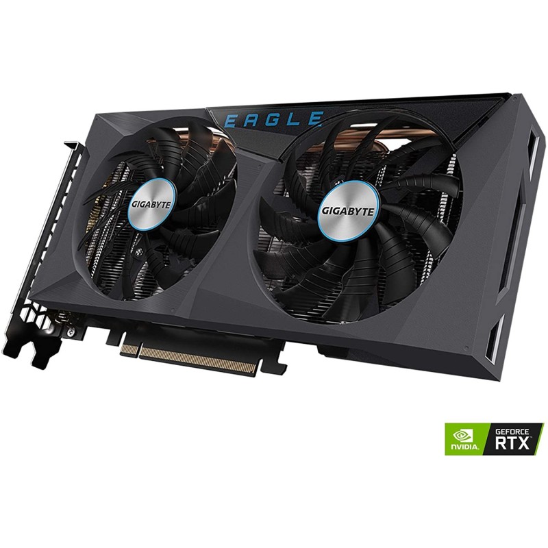 GIGABYTE GeForce RTX 3060 Ti Eagle 8G Graphics Card, 2X WINDFORCE Fans, 8GB 256-Bit GDDR6